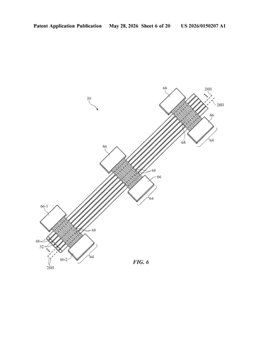 Apple Patents a Hinge That Keeps a Foldable Phone Folding Smoothly patent drawing, sheet 6