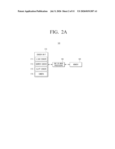 Samsung Patents a Robot Vacuum That Estimates How Long Cleaning Will Take patent drawing, sheet 2