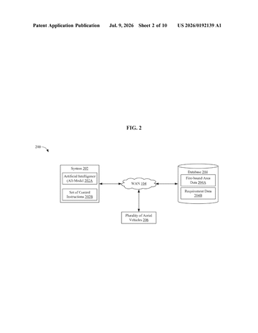 IBM Patents an AI System That Sends Drones to Fight Fires With Sound patent drawing, sheet 2