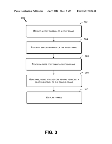 Nvidia Patent Uses AI to Fill Rendering Gaps in Graphics Processing patent drawing, sheet 3