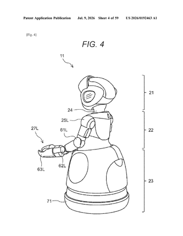 Sony Patent Targets Smarter Personalized Content Delivery for Nursing Care Robots patent drawing, sheet 4