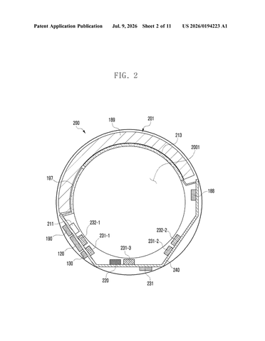 Samsung Patents a Glow-Around-the-Edge System for Slimmer Smartwatches patent drawing, sheet 2