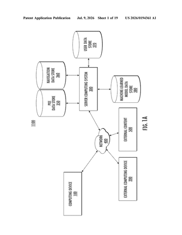 Google Patent Reveals AI That Builds Custom Travel Itineraries From Map Images patent drawing, sheet 1