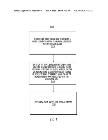 Google Patent Reveals AI That Builds Custom Travel Itineraries From Map Images patent drawing, sheet 3