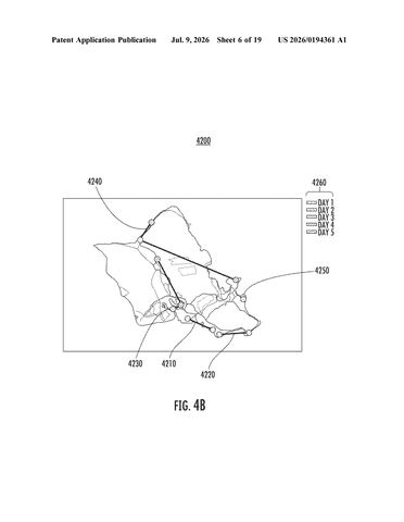 Google Patent Reveals AI That Builds Custom Travel Itineraries From Map Images patent drawing, sheet 6