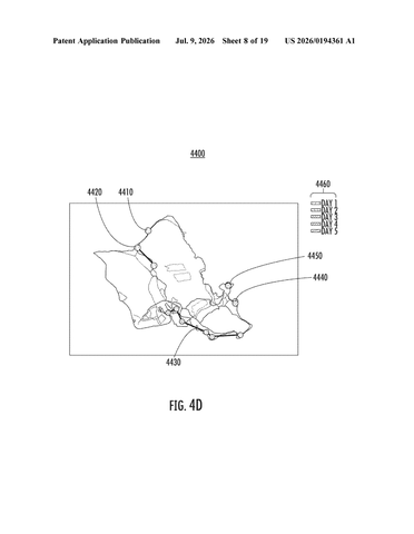 Google Patent Reveals AI That Builds Custom Travel Itineraries From Map Images patent drawing, sheet 8