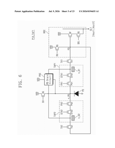 Samsung Patents a Camera Chip That Stops Excess Light From Blurring Distance Measurements patent drawing, sheet 5