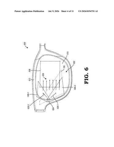 Google Patent Filing Reveals Waveguide Design That Could Shrink AR Glasses Lenses patent drawing, sheet 4