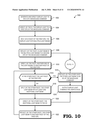 Google Patent Filing Reveals Waveguide Design That Could Shrink AR Glasses Lenses patent drawing, sheet 8