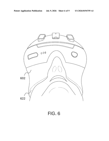 Meta Patents a Snap-On Face Cushion That Detaches From VR Headsets patent drawing, sheet 6