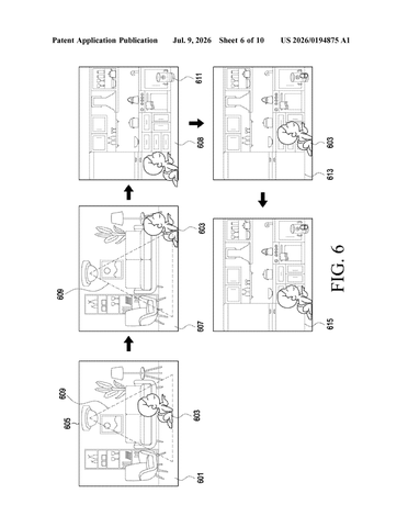 Samsung Patents a Smart Home Network That Tracks Your Movements Room to Room patent drawing, sheet 6