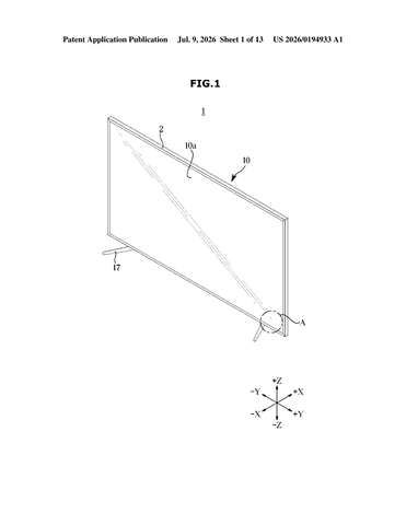 Samsung Patent: Hidden Sensors Reposition Automatically When Display Bezel Is Swapped patent drawing, sheet 1