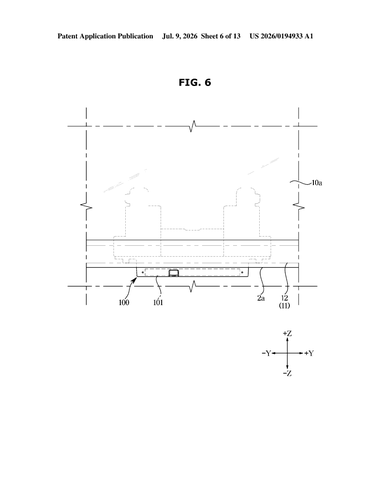 Samsung Patent: Hidden Sensors Reposition Automatically When Display Bezel Is Swapped patent drawing, sheet 6