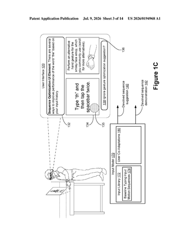 Meta Files Patent for Wearable Tech That Learns to Shorten Typing Sequences patent drawing, sheet 3