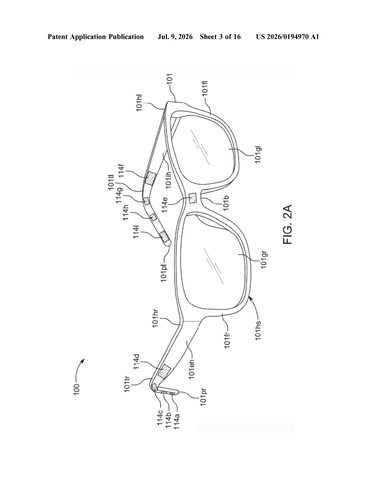 Apple Patent Reveals a Head-Worn Device That Reads Your Face to Control It patent drawing, sheet 3