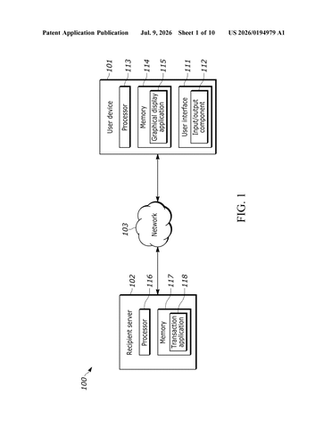 Google Patents a Payment Slider That Reacts Live as You Swipe patent drawing, sheet 1