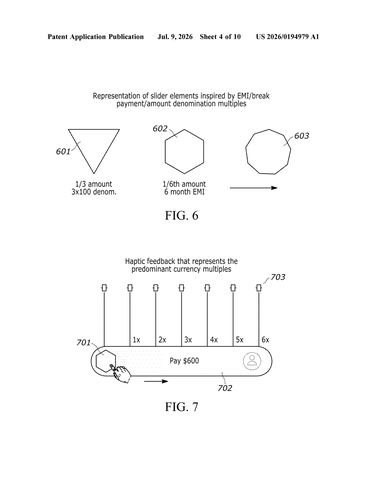 Google Patents a Payment Slider That Reacts Live as You Swipe patent drawing, sheet 4