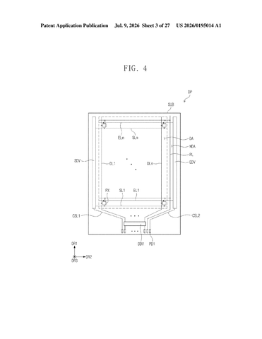Samsung Patent Introduces Layered Electrode Design to Separate Pen and Touch Sensing patent drawing, sheet 3