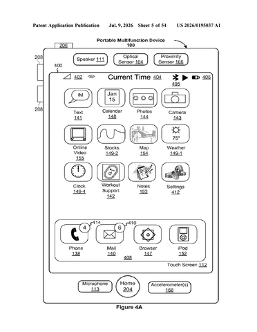 Apple Patents a Way to Control a Touchscreen Without Ever Touching It patent drawing, sheet 5
