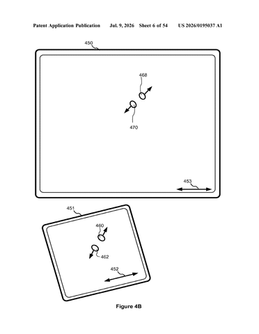 Apple Patents a Way to Control a Touchscreen Without Ever Touching It patent drawing, sheet 6