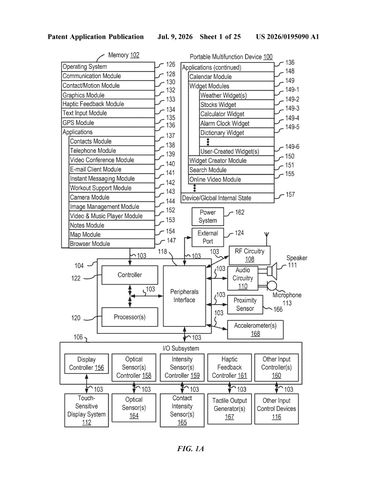Apple Patents a Camera System That Reads Doors and Entry Points Aloud patent drawing, sheet 1