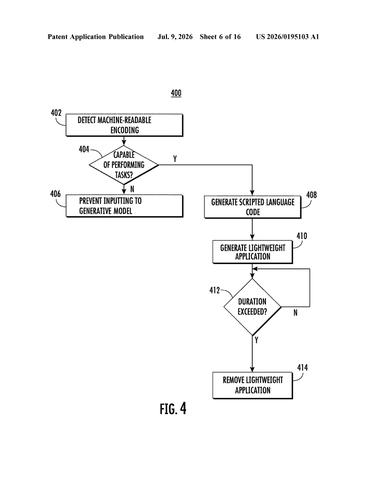 Google Patent Turns QR Codes Into Lightweight Apps Using On-Device AI patent drawing, sheet 6