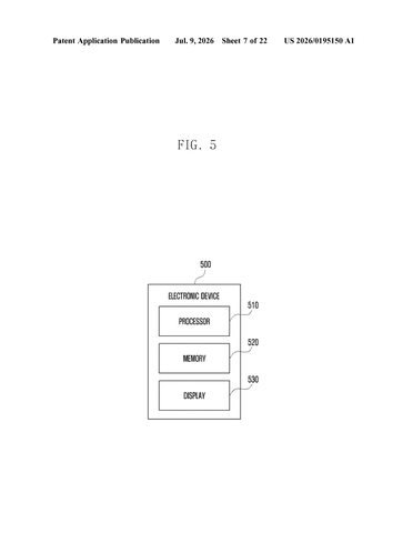 Samsung Patent Enables Two Apps to Run Simultaneously in Foreground patent drawing, sheet 7