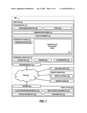 IBM Patents a System for Grading AI-Written Articles Against Human-Edited Ones patent drawing, sheet 1