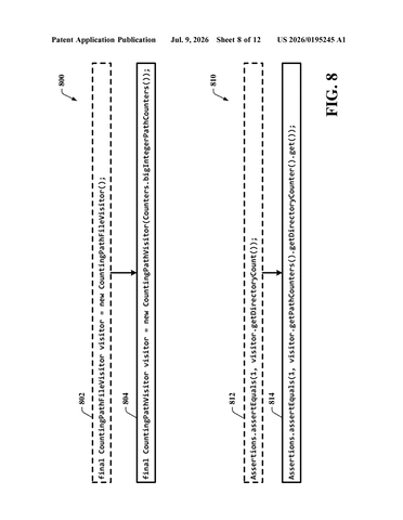 New IBM Patent Pinpoints Whether Bugs Live in Code or Tests patent drawing, sheet 8