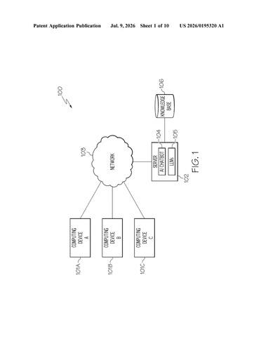 IBM Patents an AI Chatbot That Flags Its Own Uncertain Answers Before Trying Again patent drawing, sheet 1