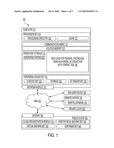 IBM Patents a Method to Teach AI Shorter Instructions for Searching Databases patent drawing, sheet 1