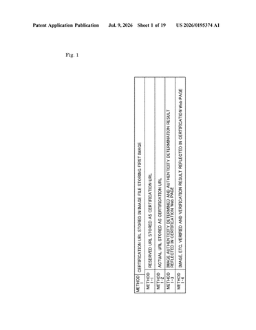 Sony’s New Patent Bakes a Proof-of-Authenticity Link Into Every Photo at the Moment It’s Taken patent drawing, sheet 1