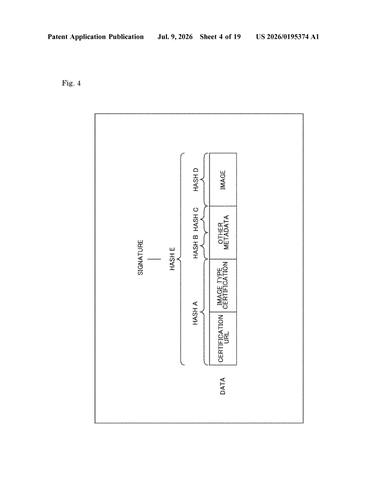 Sony’s New Patent Bakes a Proof-of-Authenticity Link Into Every Photo at the Moment It’s Taken patent drawing, sheet 4