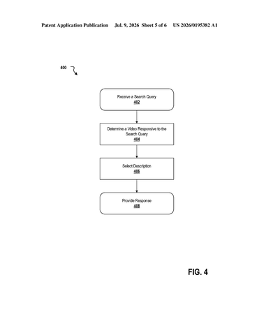 Google Patent Targets Video Search Snippets That Match Your Exact Query patent drawing, sheet 5