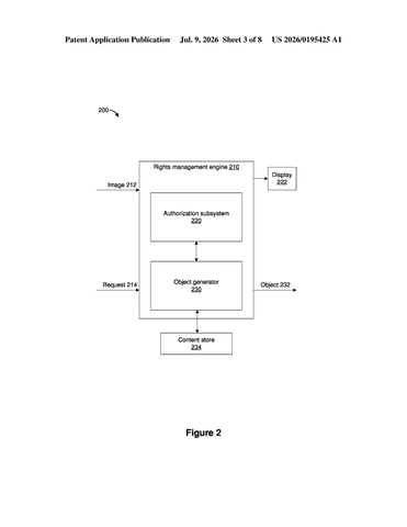 Apple Patent Seeks to Restrict AI 3D Model Creation Using Copyright Markers patent drawing, sheet 3