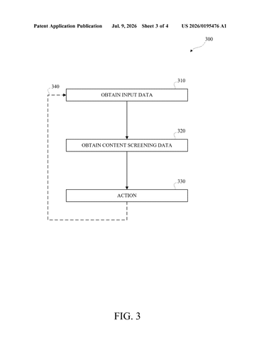 Google Patents a Content Moderation System That Looks Up Live Context Before Acting patent drawing, sheet 3