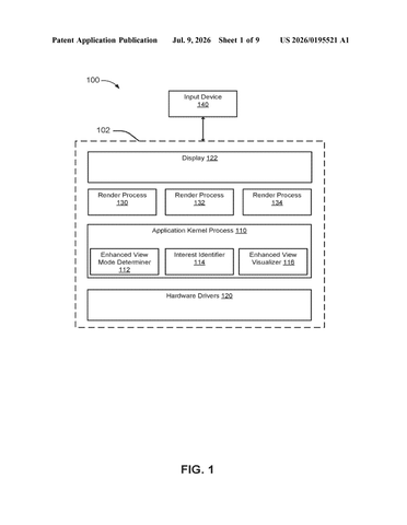 Microsoft Patent Reveals AI Tool That Strips Webpages to Your Preferences patent drawing, sheet 1