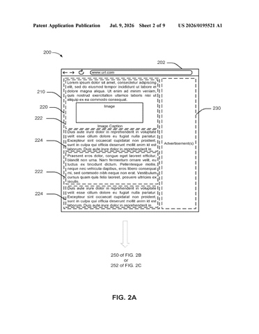 Microsoft Patent Reveals AI Tool That Strips Webpages to Your Preferences patent drawing, sheet 2