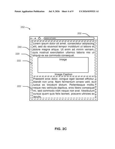Microsoft Patent Reveals AI Tool That Strips Webpages to Your Preferences patent drawing, sheet 4