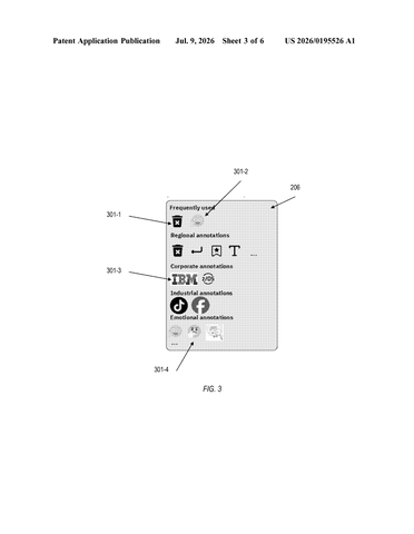 IBM Patents a Way to Edit AI-Generated Content by Drawing on It patent drawing, sheet 3