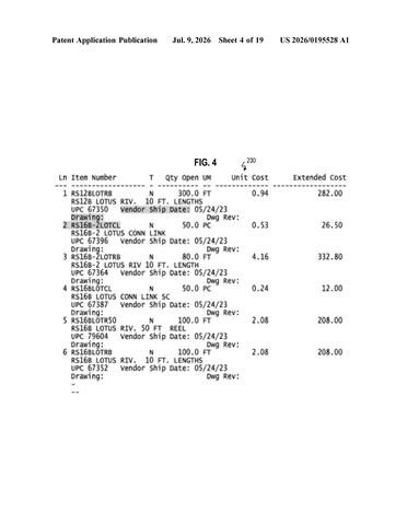 IBM Patents a System That Reads Messy Scanned Tables Like a Human Would patent drawing, sheet 4