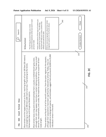 Microsoft Patents an AI That Learns Your Writing Voice From Your Own Documents patent drawing, sheet 4