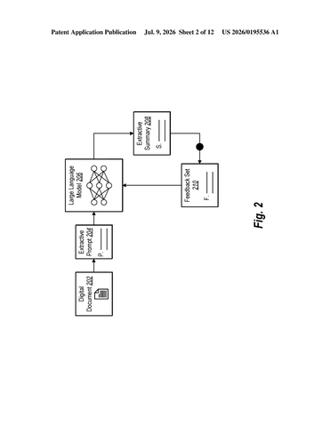 Adobe Patents AI System That Corrects Its Own Document Summaries Through Self-Feedback patent drawing, sheet 2