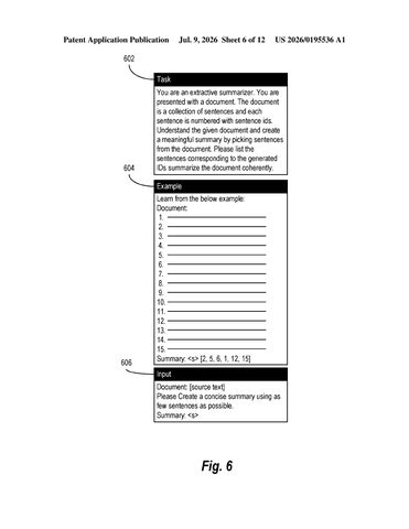 Adobe Patents AI System That Corrects Its Own Document Summaries Through Self-Feedback patent drawing, sheet 6