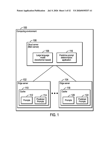 IBM Patents a System That Caches Your Next Question Before You Ask It patent drawing, sheet 1