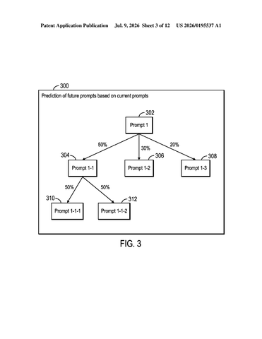 IBM Patents a System That Caches Your Next Question Before You Ask It patent drawing, sheet 3