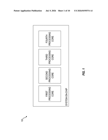 Qualcomm Patents a Memory Chip That Runs AI Calculations On Its Own patent drawing, sheet 1