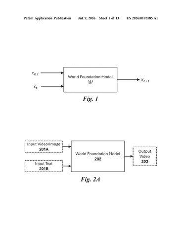 Nvidia’s New Patent Teaches AI to Simulate the Physical World So Robots Don’t Have to Learn the Hard Way patent drawing, sheet 1
