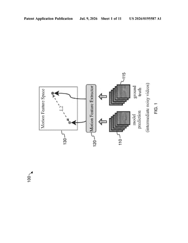 Nvidia Patent Teaches Video AI to Copy Motion From Reference Clips patent drawing, sheet 1