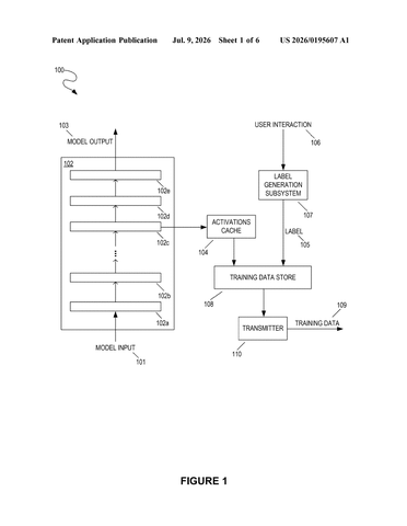 Google Patent: AI Learns From User Reactions While Keeping Data On-Device patent drawing, sheet 1